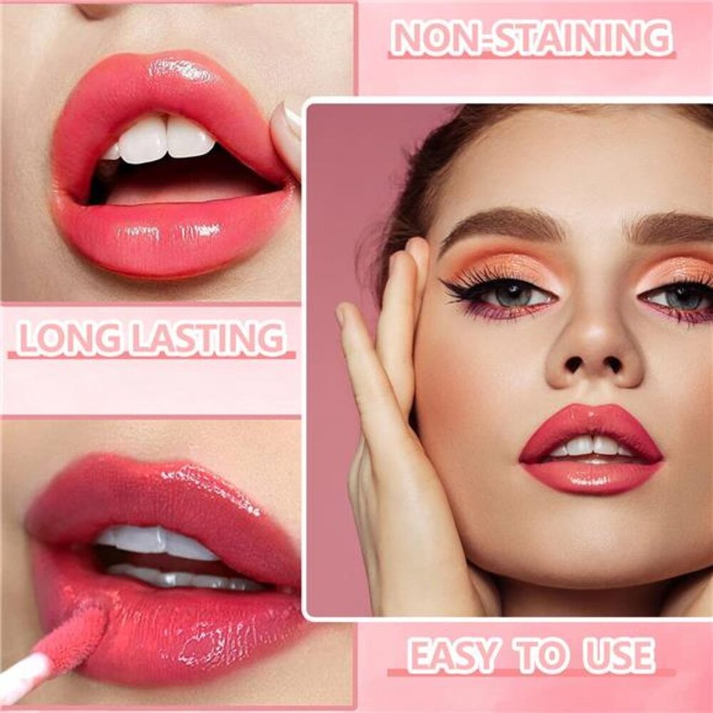 6 Colors Lip Tint Stain Mini Liquid Lipstick, Korean Lip Gloss Moisturizing - Picture 5 of 7